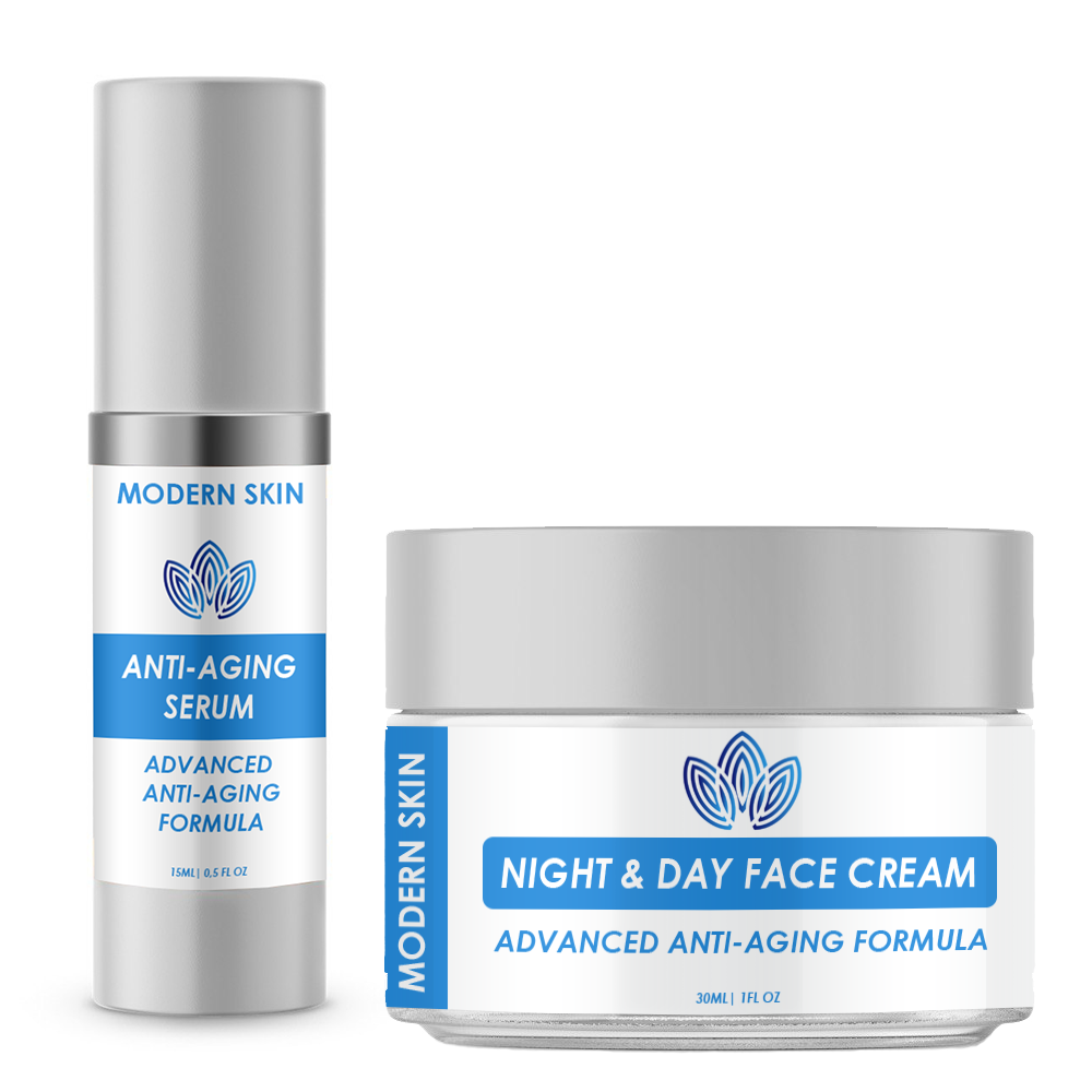 Anti Aging Serum plus Night and Day Face Cream